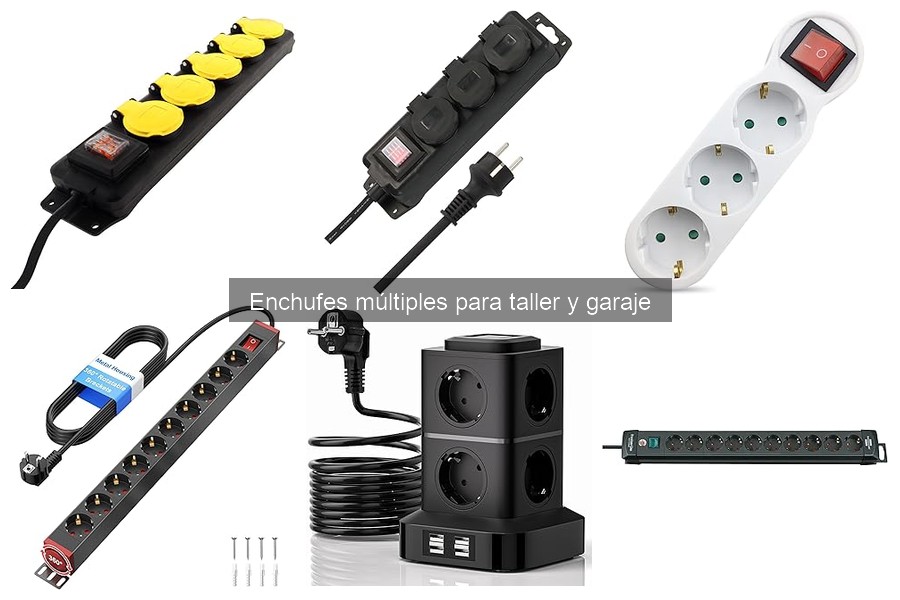 Cómo elegir el mejor enchufe múltiple para tu taller