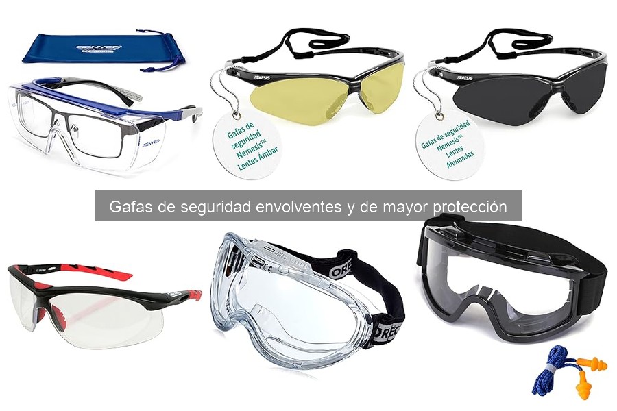 Cómo elegir gafas de seguridad envolventes para tu proyecto
