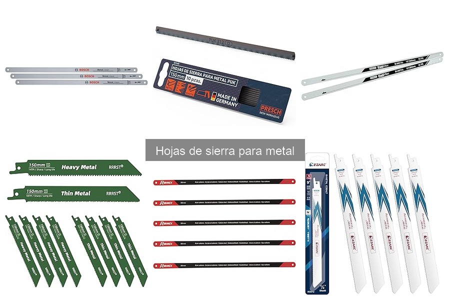 Cómo elegir la mejor hoja de sierra para metal