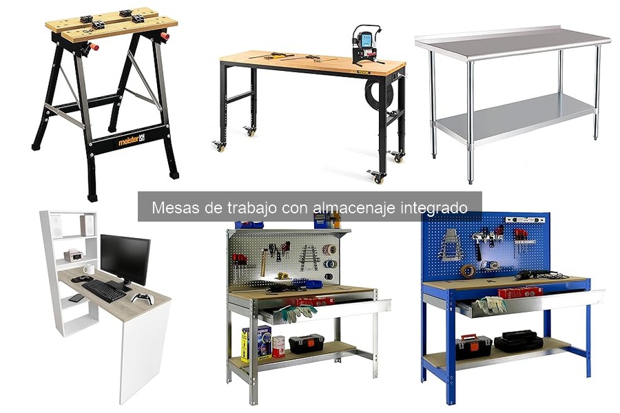 Cómo elegir la mejor mesa de trabajo con almacenaje integrado