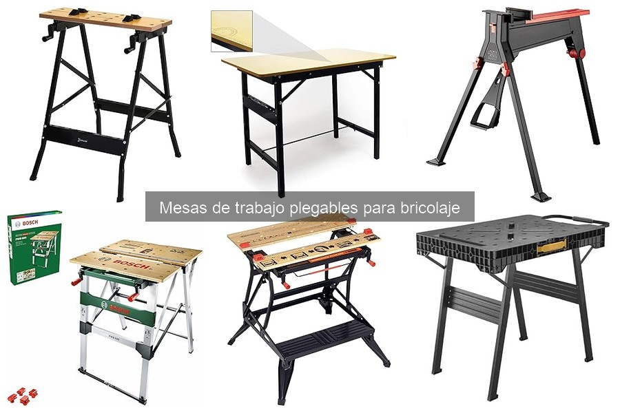 Cómo elegir la mejor mesa de trabajo plegable para bricolaje