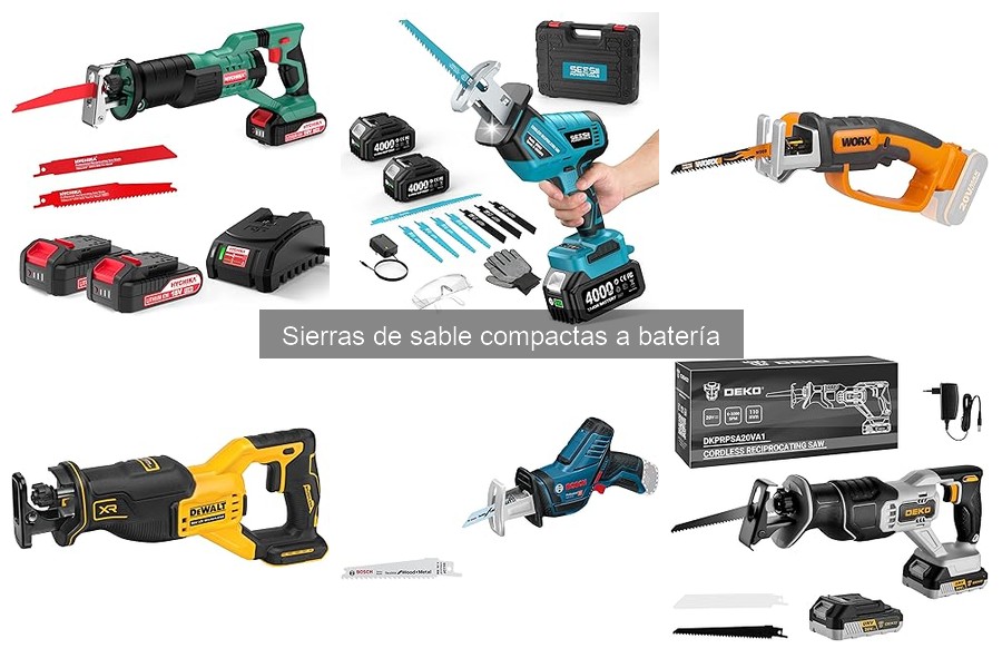 Cómo elegir la mejor sierra de sable compacta a batería