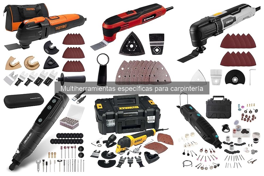 Cómo elegir la multiherramienta perfecta para carpintería