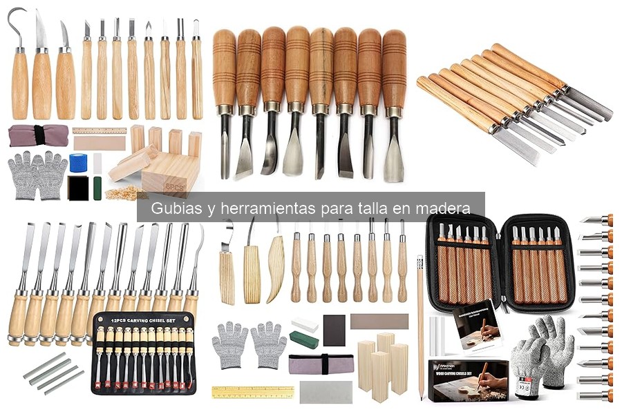 Cómo elegir las gubias adecuadas para talla en madera
