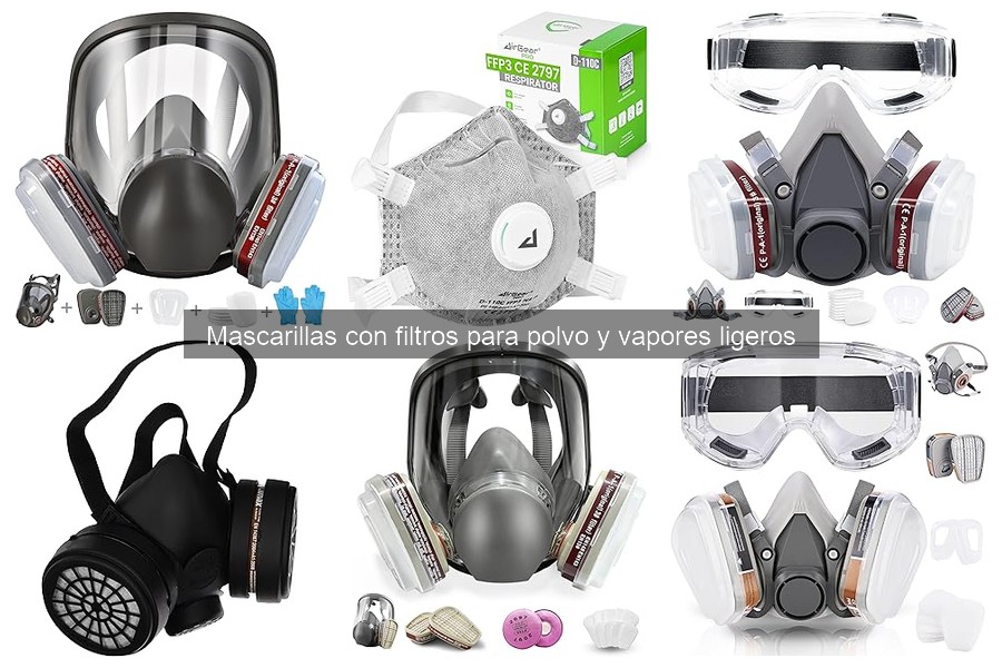 Cómo elegir mascarillas con filtros para polvo y vapores