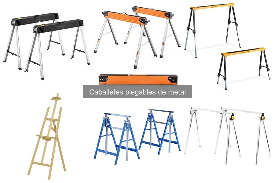 Cómo elegir un caballete plegable de metal: guía de compra