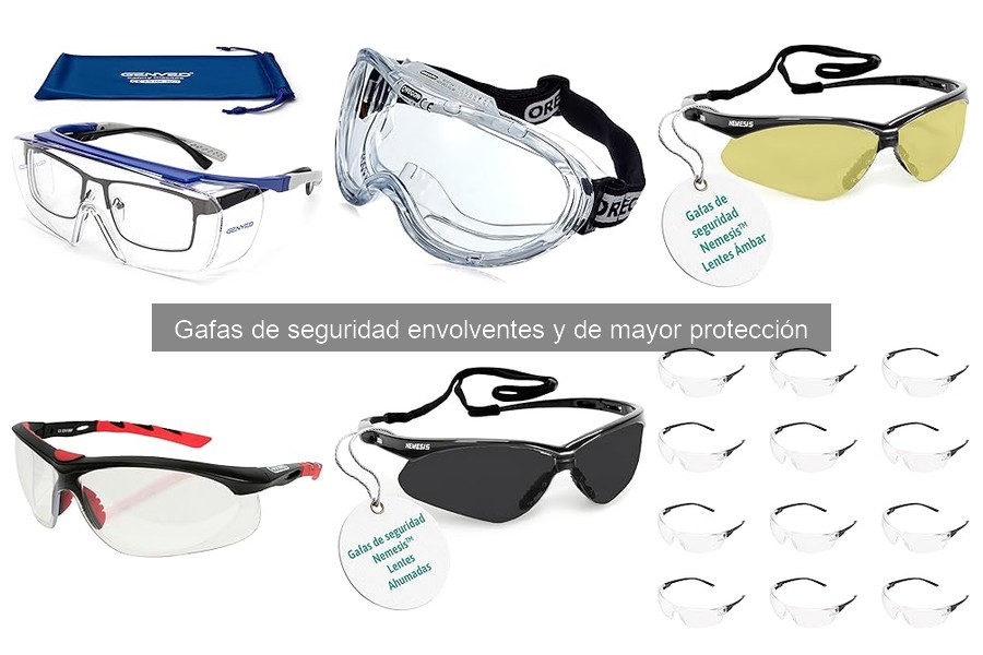 Cómo limpiar y mantener gafas de seguridad envolventes
