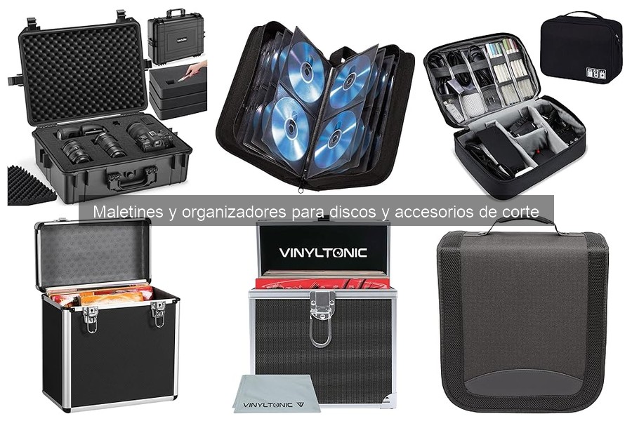 Cómo organizar discos y accesorios en un maletín práctico