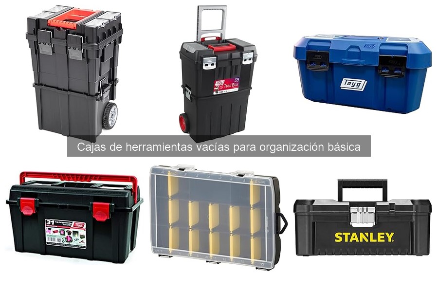 Cómo organizar herramientas en tu caja de herramientas vacía