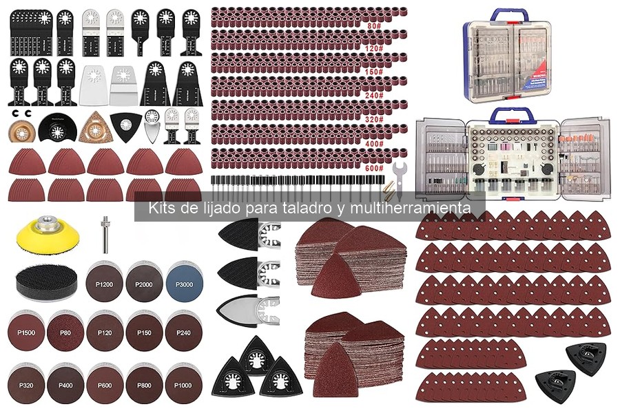 Cómo Prolongar la Vida Útil de Kits de Lijado para Taladro