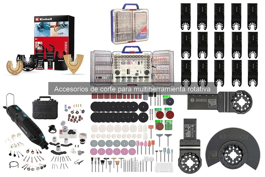 Cómo usar accesorios de corte para multiherramienta rotativa