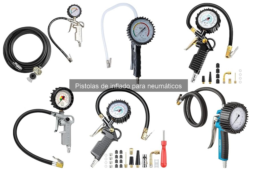 Cómo usar correctamente una pistola de inflado para neumáticos