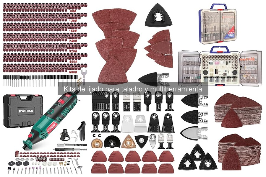Cómo usar kits de lijado en madera, metal y plástico