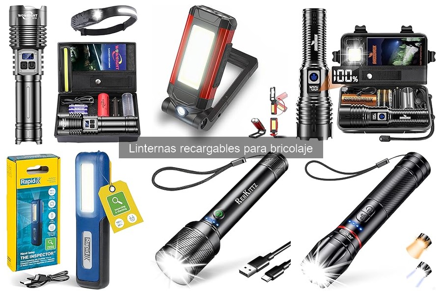 Cómo usar linternas recargables en proyectos de bricolaje
