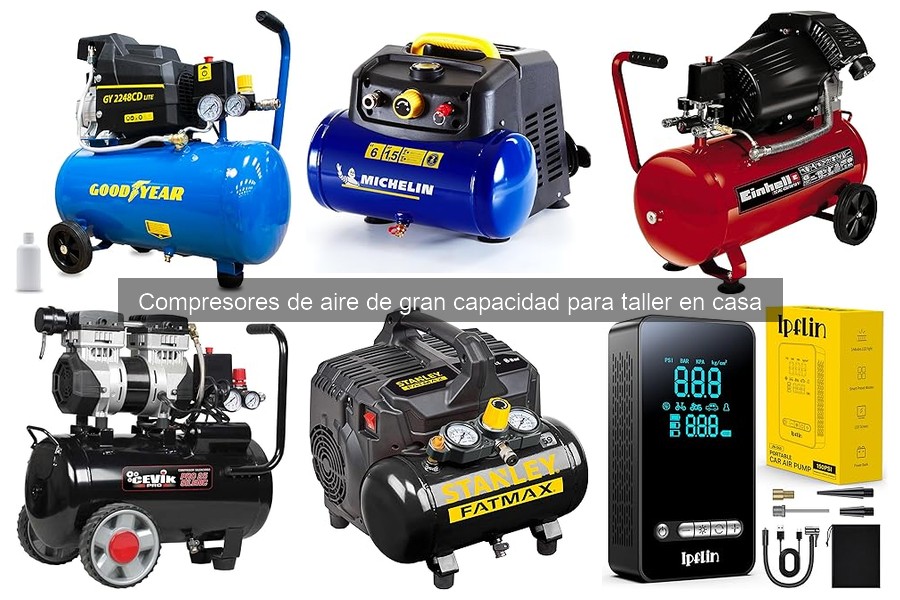 Cómo usar un compresor de aire de gran capacidad en tu taller