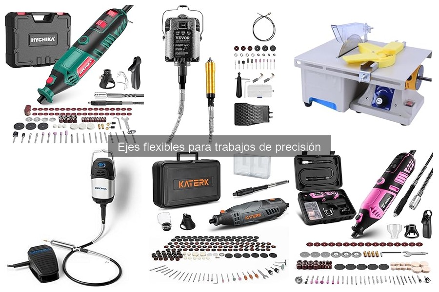 Cómo usar un eje flexible para trabajos de precisión