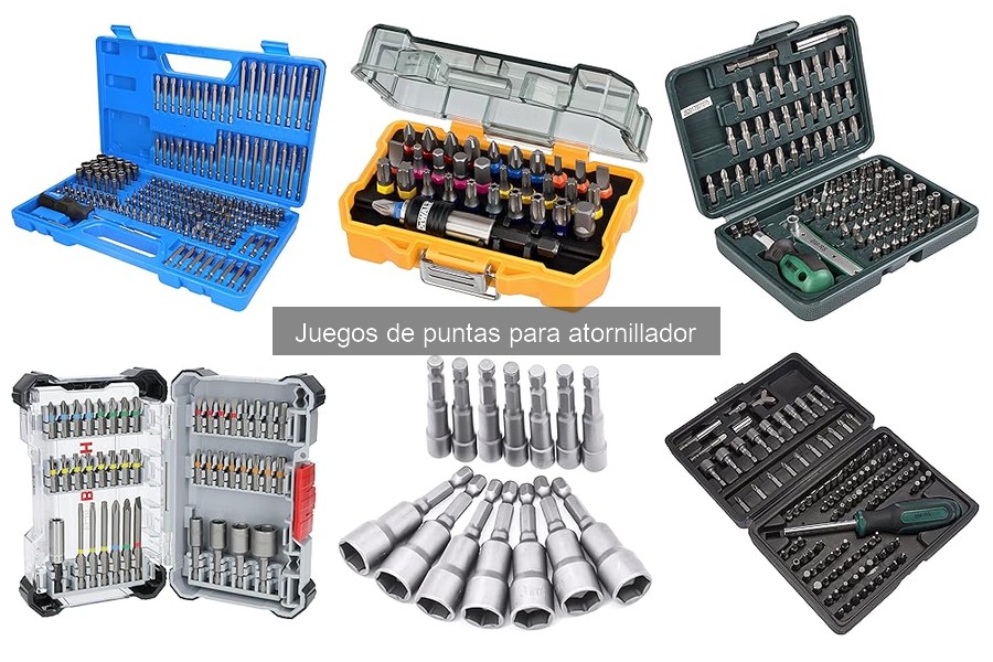 Cómo usar un juego de puntas para atornillador de forma adecuada