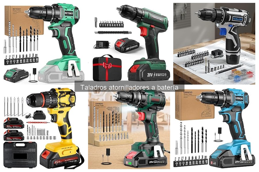 Cómo usar un taladro atornillador a batería de forma adecuada