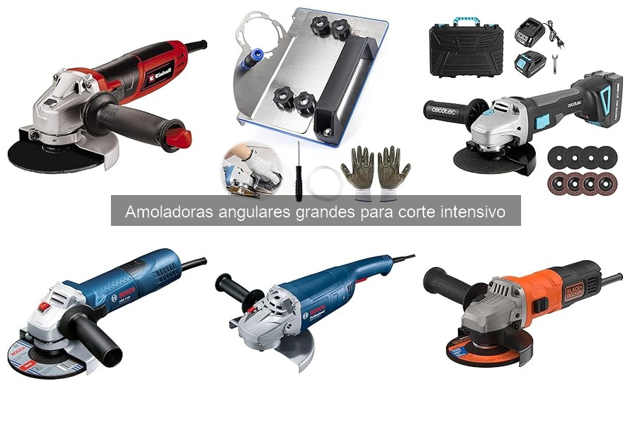 Cómo usar una amoladora angular grande de forma segura