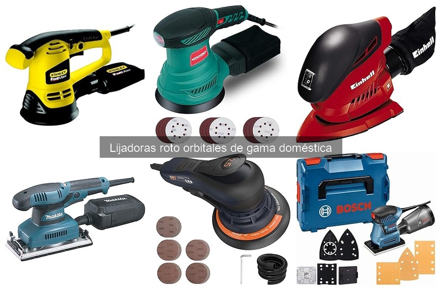 Cómo utilizar lijadoras roto orbitales en casa