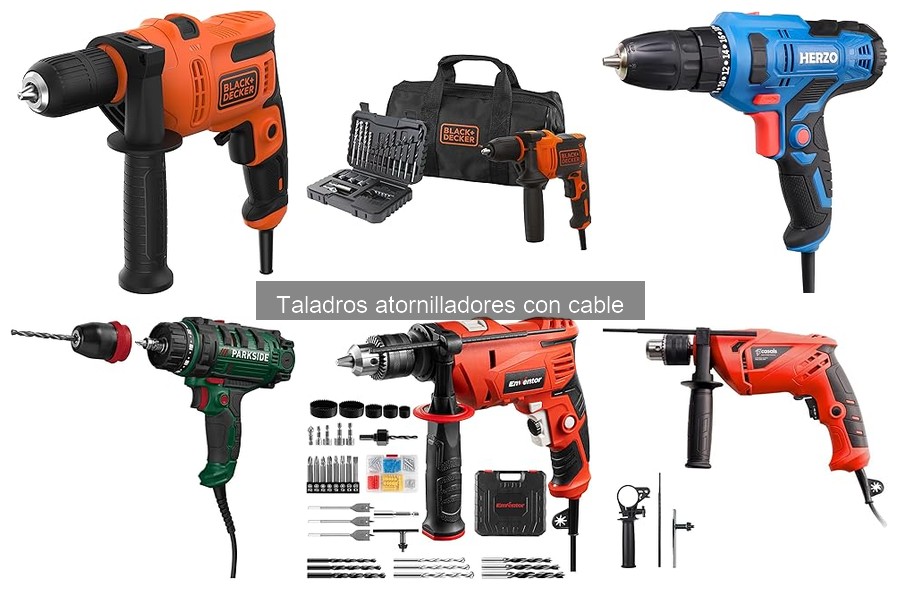 Cómo utilizar un taladro atornillador con cable: guía práctica
