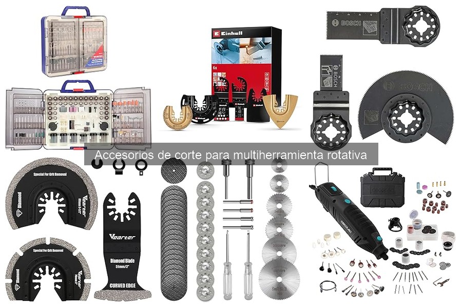 Comparativa de Accesorios de Corte para Multiherramienta Rotativa