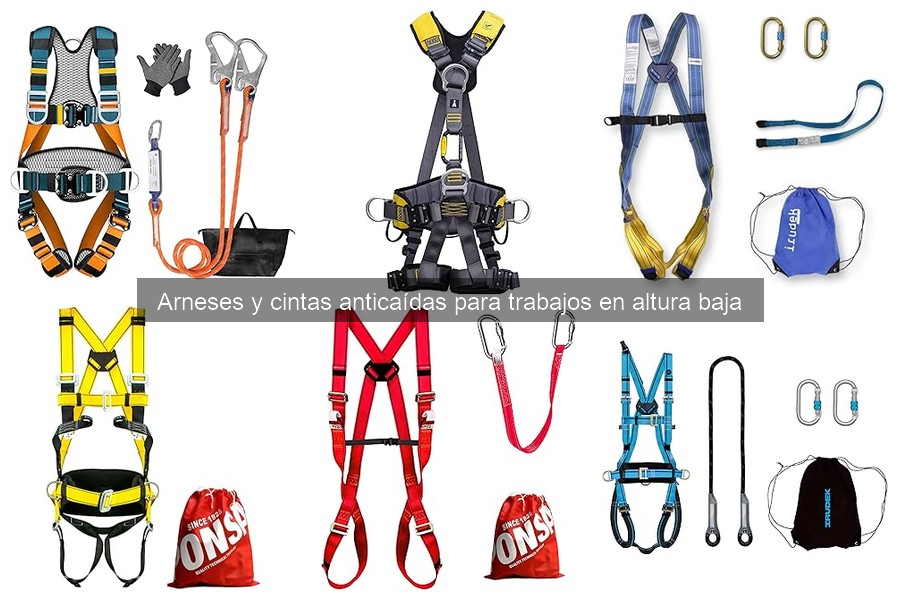 Comparativa de arneses y cintas anticaídas para trabajos en altura