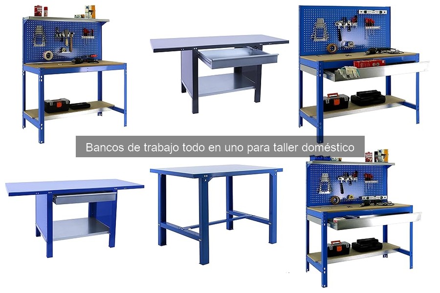 Comparativa de bancos de trabajo todo en uno para taller doméstico