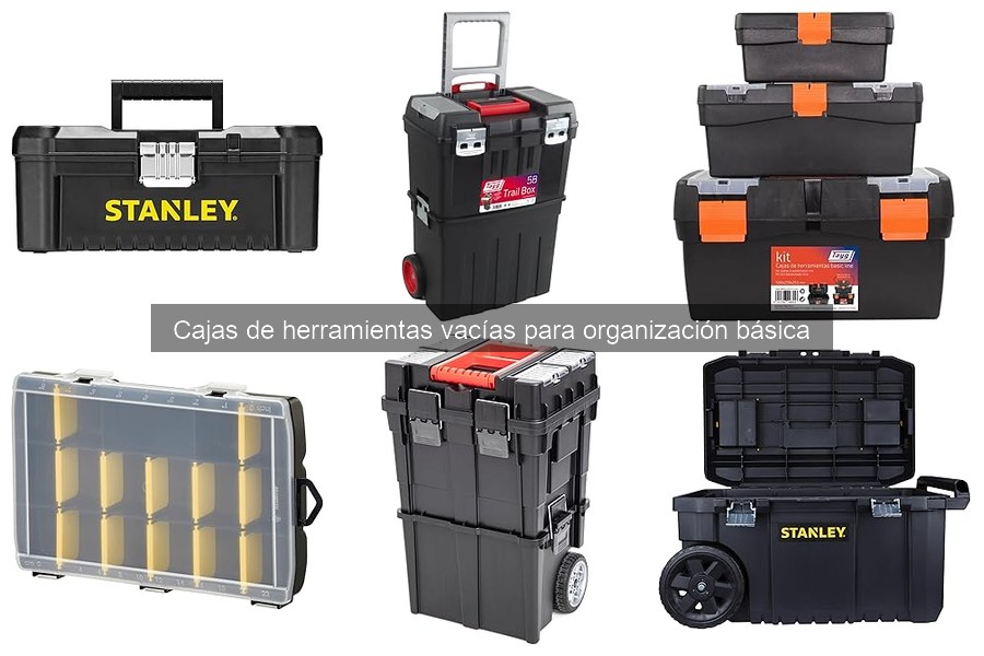 Comparativa de Cajas de Herramientas Vacías: Mejores Marcas