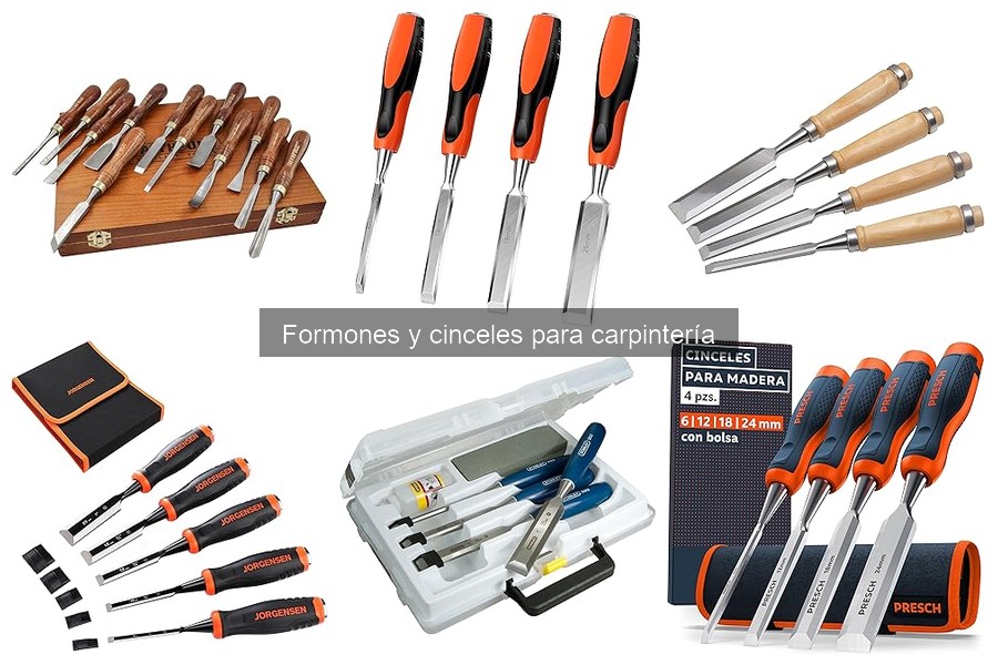 Comparativa de Cinceles: Longitudes y Usos en Carpintería