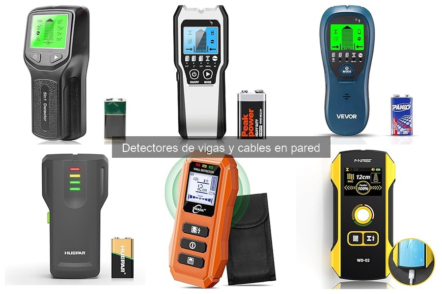 Comparativa de Detectores de Vigas y Cables Más Populares