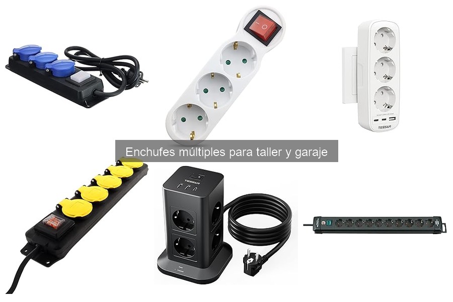 Comparativa de Enchufes Múltiples para Talleres y Garajes