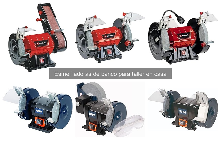 Comparativa de Esmeriladoras de Banco: FERM vs. Einhell