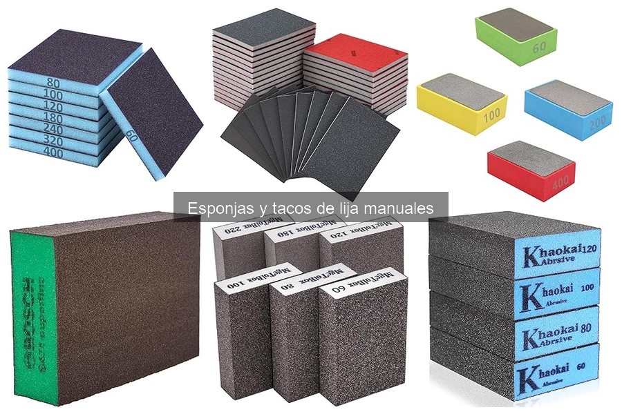 Comparativa de esponjas de lija manual: marcas y precios