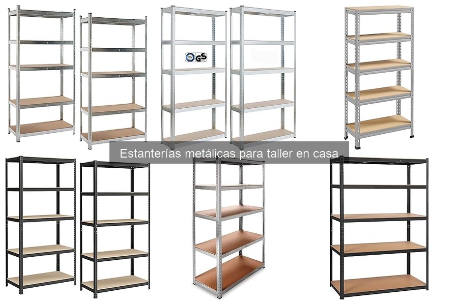 Comparativa de Estanterías Metálicas para Talleres en Casa