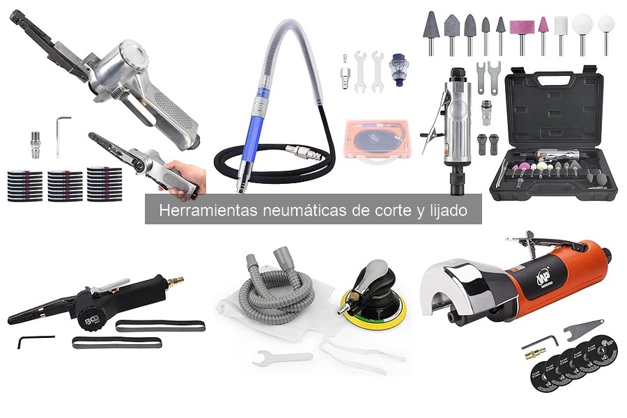 Comparativa de herramientas neumáticas de corte y lijado