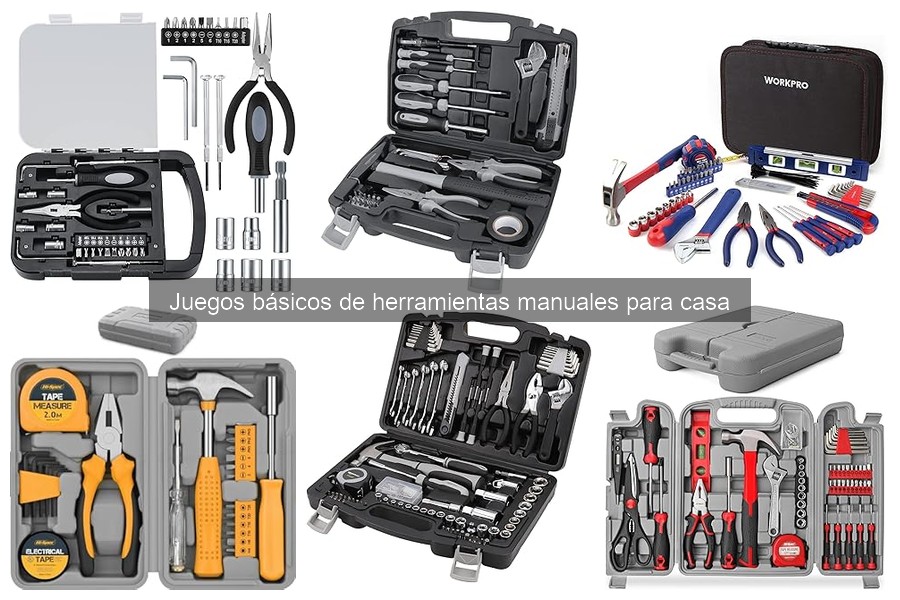 Comparativa de Juegos Básicos de Herramientas Manuales para Casa