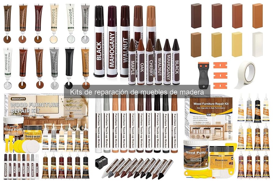 Comparativa de Kits de Reparación de Muebles de Madera