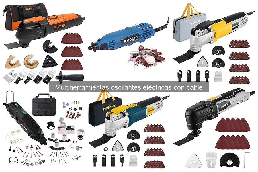 Comparativa de las Mejores Multiherramientas Oscilantes Eléctricas