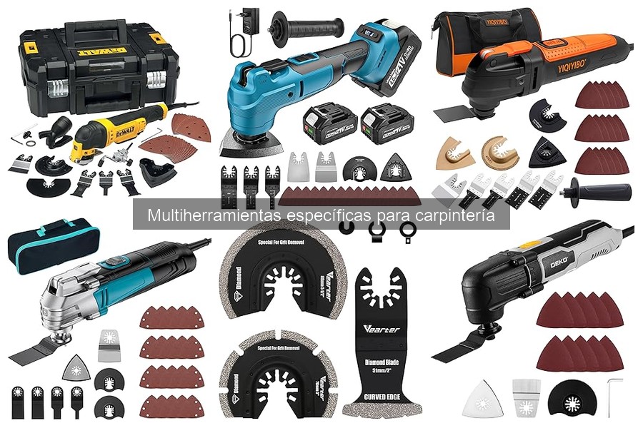 Comparativa de las mejores multiherramientas para carpintería