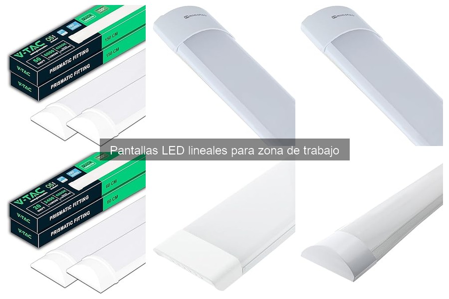 Comparativa de las Mejores Pantallas LED Lineales para Trabajo