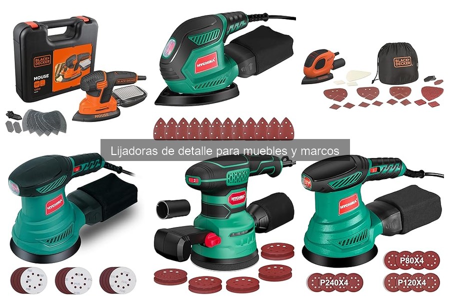 Comparativa de Lijadoras de Detalle: BLACK+DECKER vs Einhell