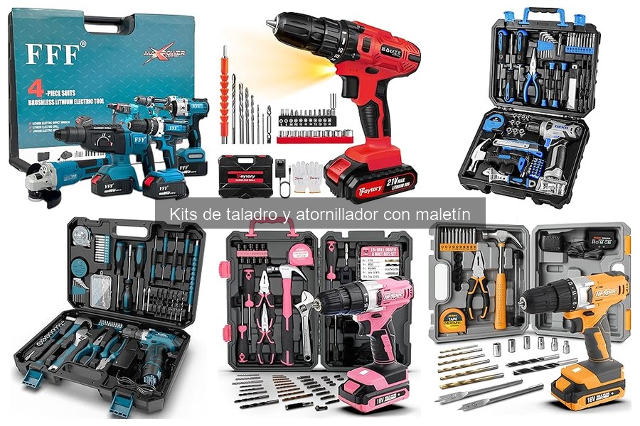 Comparativa de los mejores kits de taladro y atornillador 2023