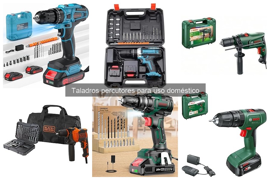 Comparativa de los Mejores Taladros Percutores para Casa