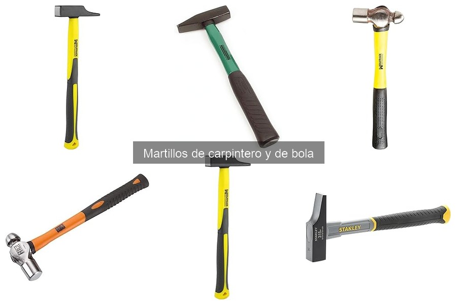 Comparativa de Martillos de Carpintero y de Bola