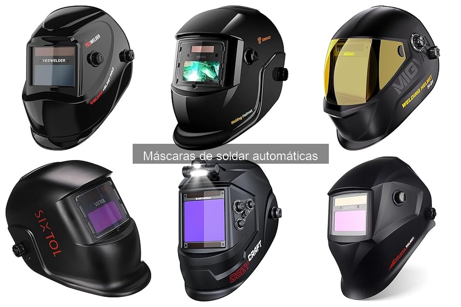 Comparativa de Máscaras de Soldar Automáticas: Mejores Marcas