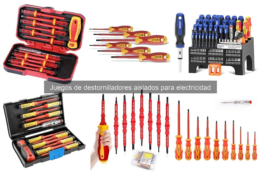 Comparativa de Mejores Marcas de Juegos de Destornilladores Aislados