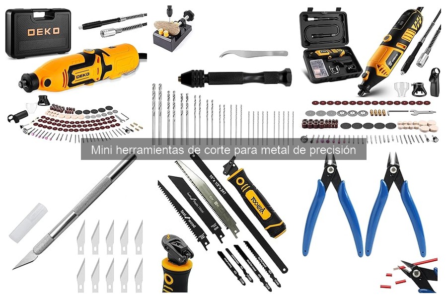 Comparativa de Mini Herramientas de Corte para Metal