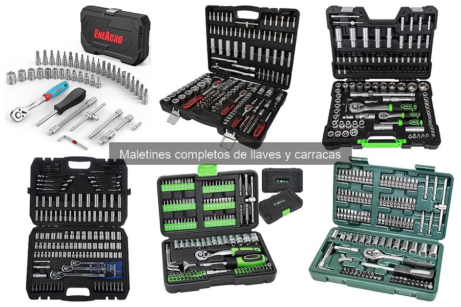 Comparativa de precios de maletines de llaves y carracas