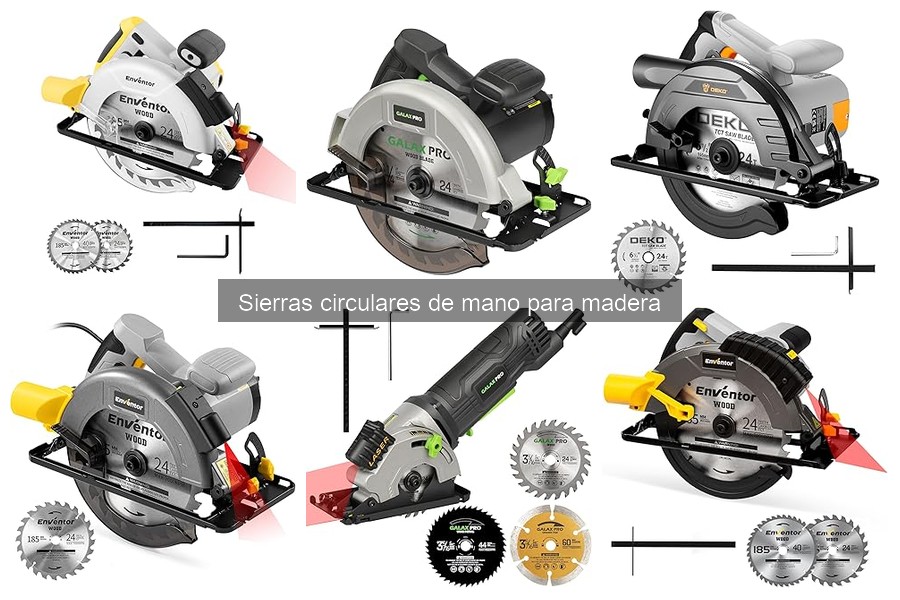 Comparativa de Sierras Circulares de Mano: Enventor vs HYCHIKA vs DEKOPRO